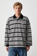 Carhartt WIP Devitt Rugby Shirt longsleeve męski bawełniany szary I037117