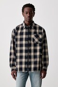 Carhartt WIP Dayne Shirt koszula bawełniana męska granatowa w kratkę I037122