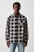 Carhartt WIP Dayne Shirt koszula bawełniana męska granatowa w kratkę I037122