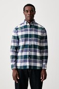 Tommy Hilfiger koszula męska bawełniana zielona w kratkę MW0MW44592
