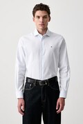 Tommy Hilfiger koszula męska bawełniana niebieska gładka MW0MW44738