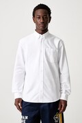 Carhartt WIP L/S C-Logo shirt cotton Men's white plain I030799