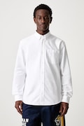 Carhartt WIP L/S C-Logo shirt cotton Men's white plain I030799
