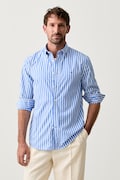 Tommy Hilfiger košeľa pánska bavlnená modrá MW0MW43315