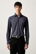 BOSS πουκάμισο ανδρικό P-HANK-kent-C1-222 σκούρο μπλε 50567195