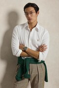 Polo Ralph Lauren πουκάμισο oxford ανδρικό βαμβακερό λευκό απλό 710P03967