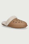 Crocs kapcie damskie Classic Fuzz Scuff Slipper beżowe 212143