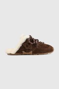 Naked Wolfe papuče za žene od brušene kože Adorn smeđe Adorn Brown Suede
