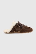 Naked Wolfe papuče za žene od brušene kože Adorn smeđe Adorn Brown Suede