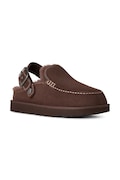 UGG klapki damskie zamszowe W Goldenstar Evelina Clog brązowe 1180251.BCDR