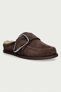 Inuikii klapki damskie zamszowe Shearling Mule Soft brązowe 1006.003.0041