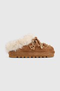 Naked Wolfe kapcie damskie zamszowe Harlow brązowe Harlow Tan Suede