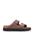 Birkenstock klapki damskie zamszowe Arizona Chunky Suede Leather różowe 1033081