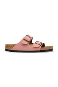 Birkenstock klapki damskie Arizona Birkibuc różowe 1033009