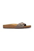 Birkenstock klapki damskie Madrid Birkibuc szare 1013908