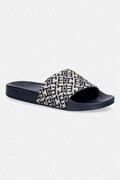Tommy Hilfiger natikače za žene TH MONOGRAM POOL SLIDE mornarsko plave FW0FW09423