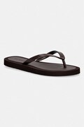Tory Burch japonki damskie Kira Padded Flip Flop brązowe 162307.201