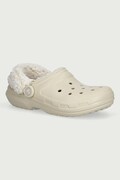 Crocs kapcie Classic Fleece beżowe 211396