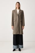 Max&Co. płaszcz damski z wełną BACINI zielony 2626016034200