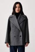 Weekend Max Mara płaszcz damski wełniany WKDALPE szary 2625086032600