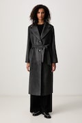 Weekend Max Mara płaszcz damski z wełną WKDBRONTE szary 2625016112600