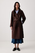 Weekend Max Mara palton pentru femei din lână WKDRESINA maro 2625016102600