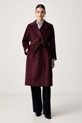 Weekend Max Mara plášť dámsky vlnený WKDRESINA burgundský 2625016102600