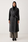 Weekend Max Mara palton pentru femei cu lână WKDTEMPERA gri 2625016072600