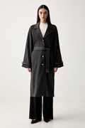 MM by Max Mara παλτό γυναικείο με βισκόζη MMLESPOSTO μαύρο 2626906037600