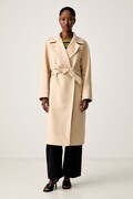 Weekend Max Mara пальто жіноче вовняне WKDRESINA бежеве 2625016021600