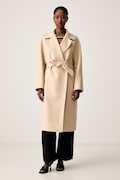 Weekend Max Mara пальто жіноче вовняне WKDRESINA бежеве 2625016021600