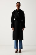 Weekend Max Mara пальто жіноче вовняне WKDRESINA чорне 2625016021600