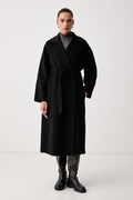Weekend Max Mara plášť dámsky vlnený WKDOPEROSO čierny 2625016011600