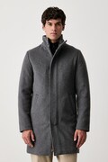 Guess płaszcz męski z dodatkiem wełny szary M6BL31 W4143
