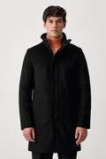 Guess płaszcz męski z dodatkiem wełny czarny M6BL31 W4143