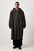 Rick Owens DRKSHDW Gimp palton din bumbac cu elastan pentru bărbați maro DU02F6968 HFP
