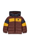 Guess prošívaná bunda dětská hnědá N6BL04 W4114