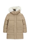Guess kurtka zimowa dziecięca beżowa L6BL05 W3951
