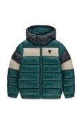 Guess kurtka zimowa dziecięca turkusowa L6BL04 W3947