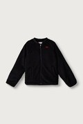 Levi's μπλούζα με κουμπιά παιδική φλις LT WT SHERPA JACKET μαύρη 9ER308
