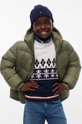 Tommy Hilfiger kurtka puchowa dziecięca zielona KB0KB10091