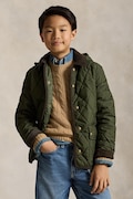 Polo Ralph Lauren капитонирано яке за деца зелено 323943455005