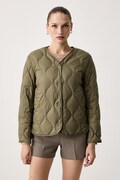 Haveone kurtka puchowa damska zielona KCT.R011