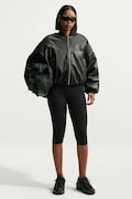 Nike Sportswear bomberka damska z imitacji skóry Therma-FIT czarna IF5903.010