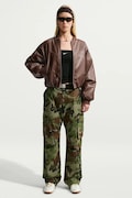 Nike Sportswear bomberka damska z imitacji skóry Therma-FIT brązowa IF5903.259
