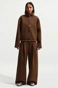 Nike Sportswear kurtka oversize damska z modalem brązowa IX7055.259