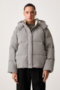 Levi's kurtka puchowa damska TATE BUBBLE brązowa 006RQ