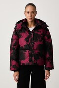 Karl Lagerfeld kurtka puchowa damska bordowa B3W15002
