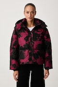 Karl Lagerfeld kurtka puchowa damska bordowa B3W15002