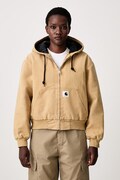 Carhartt WIP OG Active Jacket късо дамско памучно яке сиво I035673